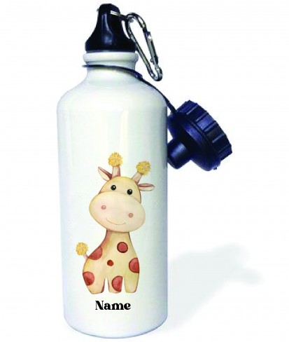 Personalised Giraffe Aluminum Water Bottle